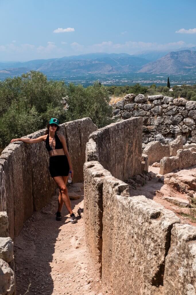 Mycenae Acropolis, an ancient site to explore near to Nafplio Greece