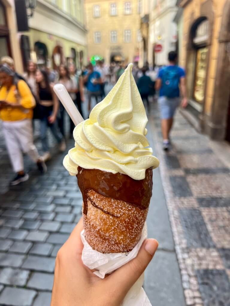 trdelník desert! our favorite even if you are in a short business trip to Prague